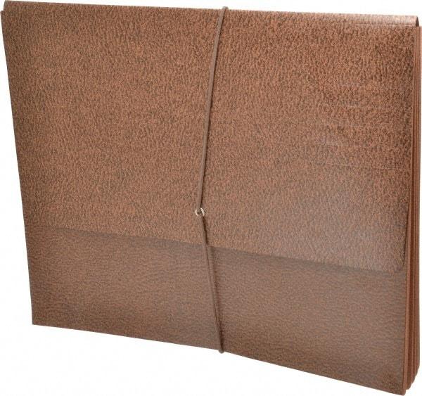 SMEAD - 9-1/2 x 11-3/4", Letter Size, Brown, 3-1/2" Expanding Wallet - 1 per Box - Exact Tool & Supply