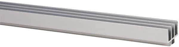 80/20 Inc. - 1 Panel, 0 to 48" Wide Door, Clear Anodized Aluminum Door Slide Track - 0.275" Door Thickness - Exact Tool & Supply