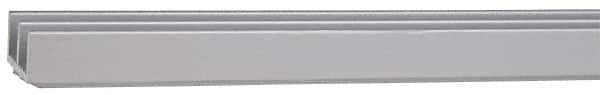80/20 Inc. - 1 Panel, 0 to 48" Wide Door, Clear Anodized Aluminum Door Slide Track - 0.281" Door Thickness - Exact Tool & Supply