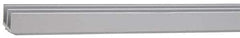 80/20 Inc. - 1 Panel, 0 to 48" Wide Door, Clear Anodized Aluminum Door Slide Track - 0.281" Door Thickness - Exact Tool & Supply