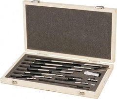 SPI - 2 to 12", Mechanical, Interchangeable Rod Micrometer - 0.001 Inch Graduation, Accurate Up to 0.0004 Inch, 0.248 Inch Rod Diameter, 1/2 Inch Travel, 10 Rods, NIST Traceability Certification Included - Exact Tool & Supply