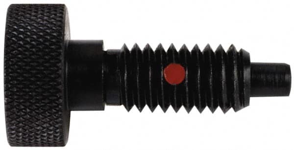 TE-CO - Knob-Handle Plungers Thread Size: 1/4-20 Thread Length (Decimal Inch): 0.5000 - Exact Tool & Supply