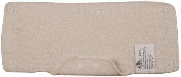 OccuNomix - Terry Cloth Hard Hat Sweat & Comfort Band - Snap-On Attachment, Beige, Compatible with All Hard Hats - Exact Tool & Supply