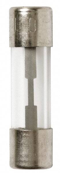 Cooper Bussmann - 250 VAC, 2 Amp, Fast-Acting Miniature Glass Fuse - Fuse Holder Mount, 1-1/2" OAL, 13/32" Diam - Exact Tool & Supply