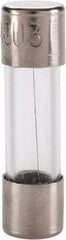 Cooper Bussmann - 250 VAC, 3 Amp, Fast-Acting Miniature Glass Fuse - Fuse Holder Mount, 1-1/2" OAL, 13/32" Diam - Exact Tool & Supply