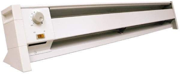 Marley - 45" Long, 120 Volt, 500/100/1500 Watt, 3410/5120 BTU, Electric Baseboard Heater - Exact Tool & Supply
