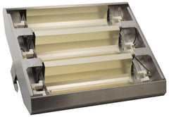 Fostoria - 24" Long x 21-1/2" Wide x 10-7/8" High, 240 Volt, Infrared Suspended Heater - Exact Tool & Supply