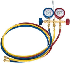 Imperial - 2 Valve Manifold Gauge with 3/5' Hose - Exact Tool & Supply