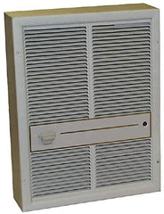 TPI - 240, 208 Volt, 3,000, 2,250 Watt, 175 CFM, 10,239 Max BTU, Wall Heater - 15 Wide x 4 Deep x 19-7/8 High - Exact Tool & Supply