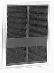TPI - 277 Volt, 4,000 Watt, 175 CFM, 16,382 Max BTU, Heavy Duty Wall Heater - 15 Wide x 4 Deep x 19-7/8 High - Exact Tool & Supply