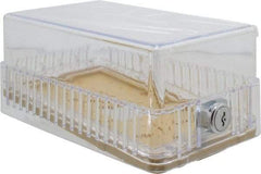 Value Collection - Plastic, Dual Base Thermostat Guard - 3-1/2" Inside Width x 3" Inside Depth x 6-3/8" Inside Height - Exact Tool & Supply