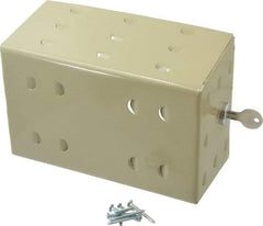 Value Collection - Steel Ring Base Thermostat Guard - 4-1/4" Inside Width x 3-9/16" Inside Depth x 6-3/4" Inside Height - Exact Tool & Supply
