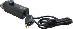 TPI - 40 to 110°F, Heat Only, Industrial Thermostat (Coiled Bulb with 6' Line Cord) - 125 to 277 Volts, Snap Acting Switch - Exact Tool & Supply