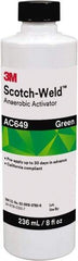 3M - 8 Fl Oz, Green Adhesive Activator - For Use with Threadlockers, Pipe Sealants, Retaining Compounds, Gasket Makers - Exact Tool & Supply