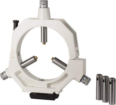 Clausing - Steady Lathe Rest - Compatible with Toolroom Lathes, 6-1/8 to 15" Workpiece Diam - Exact Tool & Supply