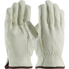 ‎77-208/L Insulated Drivers Gloves - Top Grain Cowhide Drivers - Regular Grade - Red Foam - Straight Thumb - Exact Tool & Supply