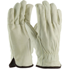 ‎77-218/S Insulated Drivers Gloves - Top Grain Cowhide Drivers - Premium - White Thermal Liner - Straight Thumb - Exact Tool & Supply