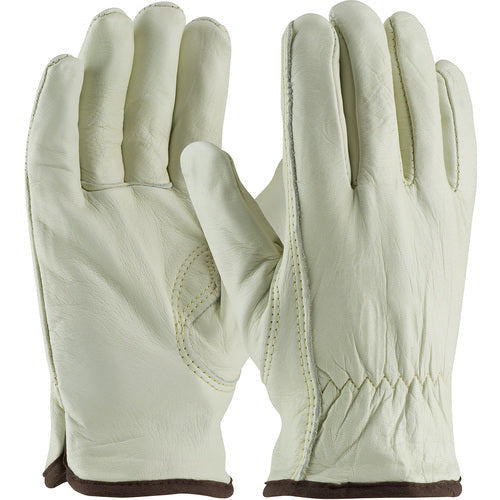 ‎77-265/S Insulated Drivers Gloves - Top Grain Cowhide Drivers - Regular - White Thermal Liner - Keystone Thumb - Exact Tool & Supply