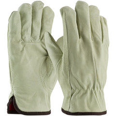 ‎77-468/XL Insulated Drivers Gloves - Top Grain Pigskin Drivers - Premium - Red Thermal Lining - Keystone Thumb - Exact Tool & Supply