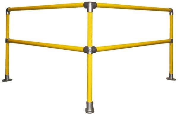 Kee - Pipe Rail Kits Kit Style: Corner Pipe Size (Inch): 1-1/2 - Exact Tool & Supply