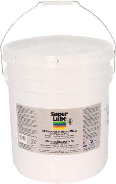 Synco Chemical - 30 Lb Pail Synthetic General Purpose Grease - Translucent White, Food Grade, 450°F Max Temp, NLGIG 2, - Exact Tool & Supply