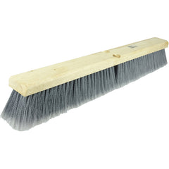 18″ Vortec Pro Fine Sweep Floor Brush, Flagged Grey Polystyrene Fill - Exact Tool & Supply
