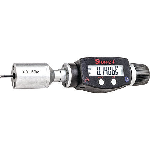 ‎Starrett 770BXTZ-160 Electronic Digital Internal Micrometer with Bluetooth, SPC Output, .120-.160″ Range, .00005″ Resolution - Exact Tool & Supply