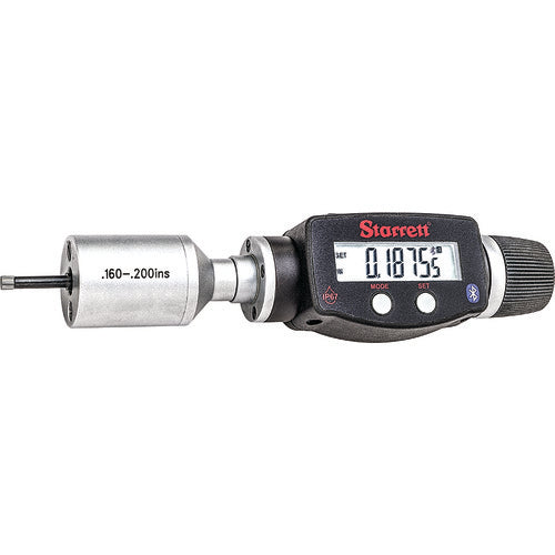 ‎Starrett 770BXTZ-200 Electronic Digital Internal Micrometer with Bluetooth, SPC Output, .160-.200″ Range, .00005″ Resolution - Exact Tool & Supply