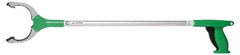 Unger - 36" Long Trash Pick Up Tool - Aluminum, Use for Bottles, Cans, Debris, Paper - Exact Tool & Supply