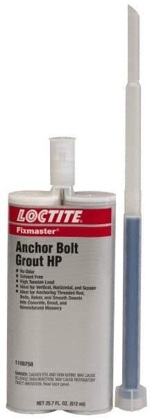 Loctite - 20.7 fl oz Epoxy Anchoring Adhesive - 20 min Working Time, 29 CFR 1910.1200 - Exact Tool & Supply