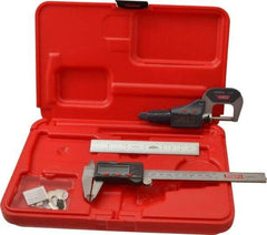 SPI - 3 Piece, Machinist Caliper and Micrometer Tool Kit - 0.0001 Inch Graduation - Exact Tool & Supply