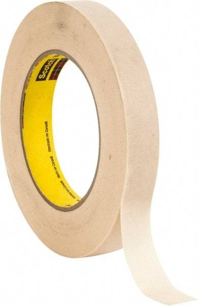 3M - 3/4" Wide x 60 Yd Long Tan Paper Masking Tape - Series 234, 5.9 mil Thick, 27 In/Lb Tensile Strength - Exact Tool & Supply