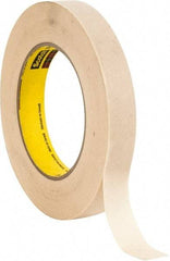 3M - 3/4" Wide x 60 Yd Long Tan Paper Masking Tape - Series 234, 5.9 mil Thick, 27 In/Lb Tensile Strength - Exact Tool & Supply