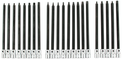 22 Piece - 3/32" - 1/4"; Hex Metric 2.5 - 6.0mm & Torx® T8 - T40 1/4" Drive - 6: OAL - Hex Inch Bit Socket Set - Exact Tool & Supply