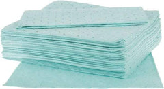 PRO-SAFE - 30 Gal Capacity per Package, Universal Pad - 19" Long x 17" Wide, Green, Polypropylene - Exact Tool & Supply