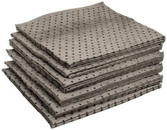 PRO-SAFE - 33 Gal Capacity per Package, Universal Pad - 17" Long x 15" Wide, Gray, Polypropylene - Exact Tool & Supply