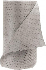 PRO-SAFE - 60 Gal Capacity per Package, Universal Roll - 150' Long x 30" Wide, Gray, Polypropylene - Exact Tool & Supply