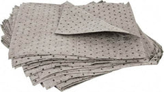 PRO-SAFE - 33 Gal Capacity per Package, Universal Pad - 17" Long x 15" Wide, Gray, Polypropylene - Exact Tool & Supply