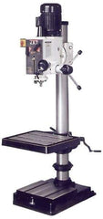 Jet - 20" Swing, Geared Head Drill Press - 12 Speed, 2 hp, Three Phase - Exact Tool & Supply