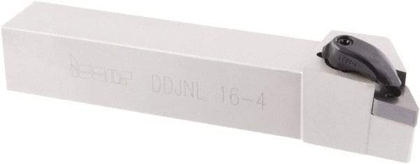 Iscar - DDJN, Left Hand Cut, 7° Lead Angle, 1" Shank Height x 1" Shank Width, Negative Rake Indexable Turning Toolholder - 6" OAL, DNMG Insert Compatibility, Series R-Clamp - Exact Tool & Supply