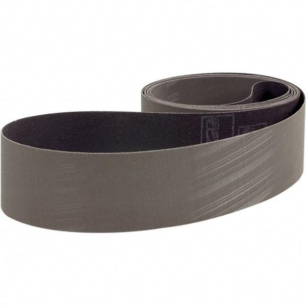 3M - 4" Wide x 132" OAL, A30 Grit, Aluminum Oxide Abrasive Belt - Aluminum Oxide, Coated, Cloth Backing, Dry, Series 237AA - Exact Tool & Supply