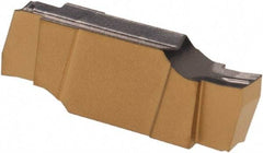 Iscar - 196010GIPI Grade IC808, 1.96mm Cutting Width Carbide Grooving Insert - 2.5mm Max Depth of Cut, Neutral, 0.1mm Corner Radius, TiAlN Finish - Exact Tool & Supply