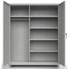 Strong Hold - Storage Cabinets Type: Wardrobe Width (Inch): 60 - Exact Tool & Supply