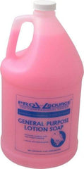 PRO-SOURCE - 1 Gal Bottle Liquid Soap - General Duty, Pink, Almond Scent - Exact Tool & Supply