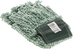Rubbermaid - Green Head Band, Medium Microfiber Mop Pad - Exact Tool & Supply