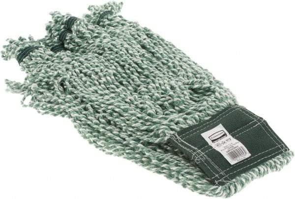 Rubbermaid - Green Head Band, Large Microfiber Mop Pad - Exact Tool & Supply