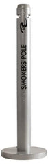 Rubbermaid - Aluminum Cigarette & Cigar Receptacle - 7" Wide x 41" High - Exact Tool & Supply