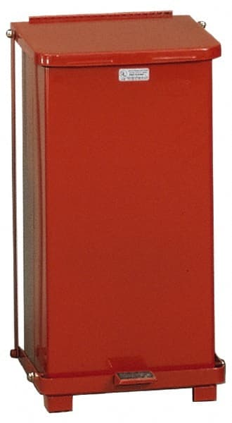 Rubbermaid - 12 Gal Square Unlabeled Trash Can - Exact Tool & Supply