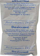 Made in USA - 2 Ounce Desiccant Packet - Silica Gel - Exact Tool & Supply