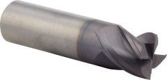 M.A. Ford - 3/4", 3/4" LOC, 3/4" Shank Diam, 3" OAL, 4 Flute, Solid Carbide Square End Mill - Single End, ALtima Finish, 35/38° Helix, Centercutting, Right Hand Cut, Right Hand Flute, Series 177 - Exact Tool & Supply